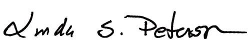 Linda Peterson signature
